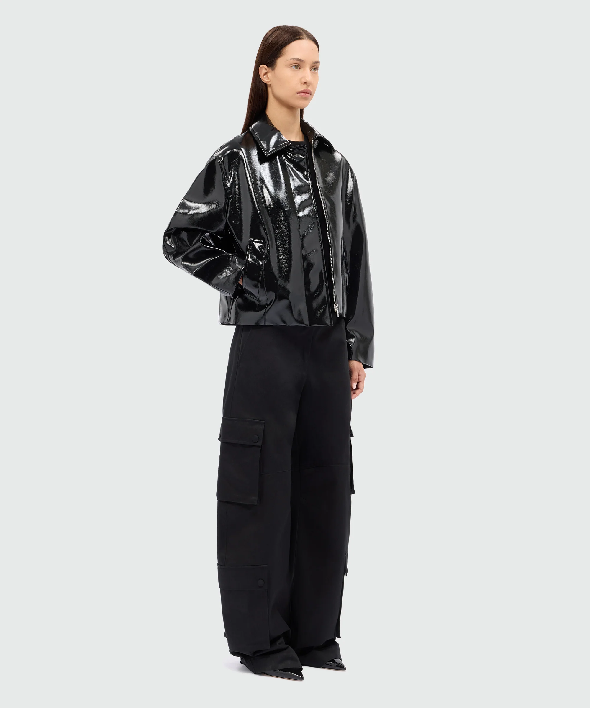 Black jersey T-shirt with "TheMwave" patch - Image 4