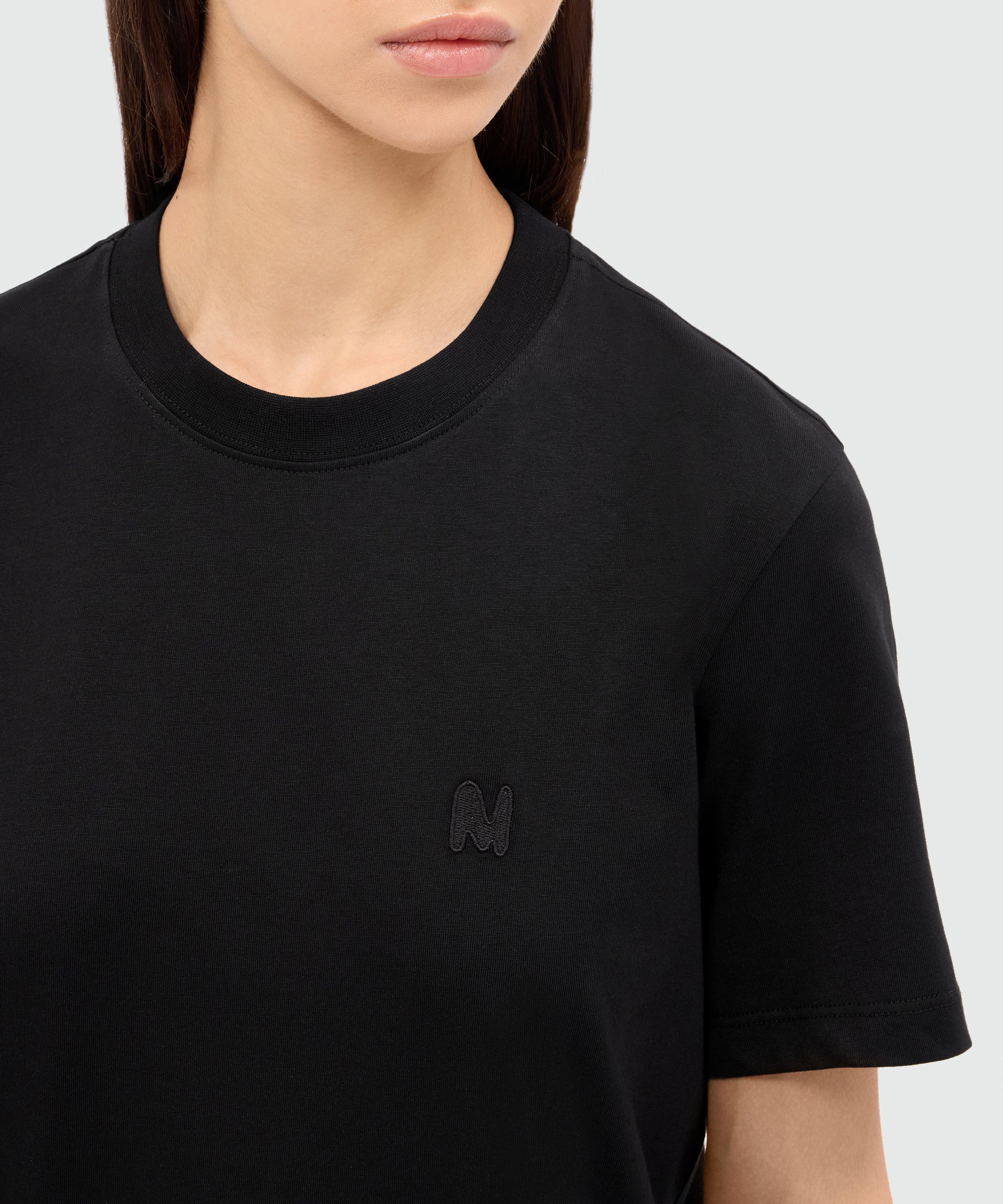 Black jersey T-shirt with "TheMwave" patch - Image 5