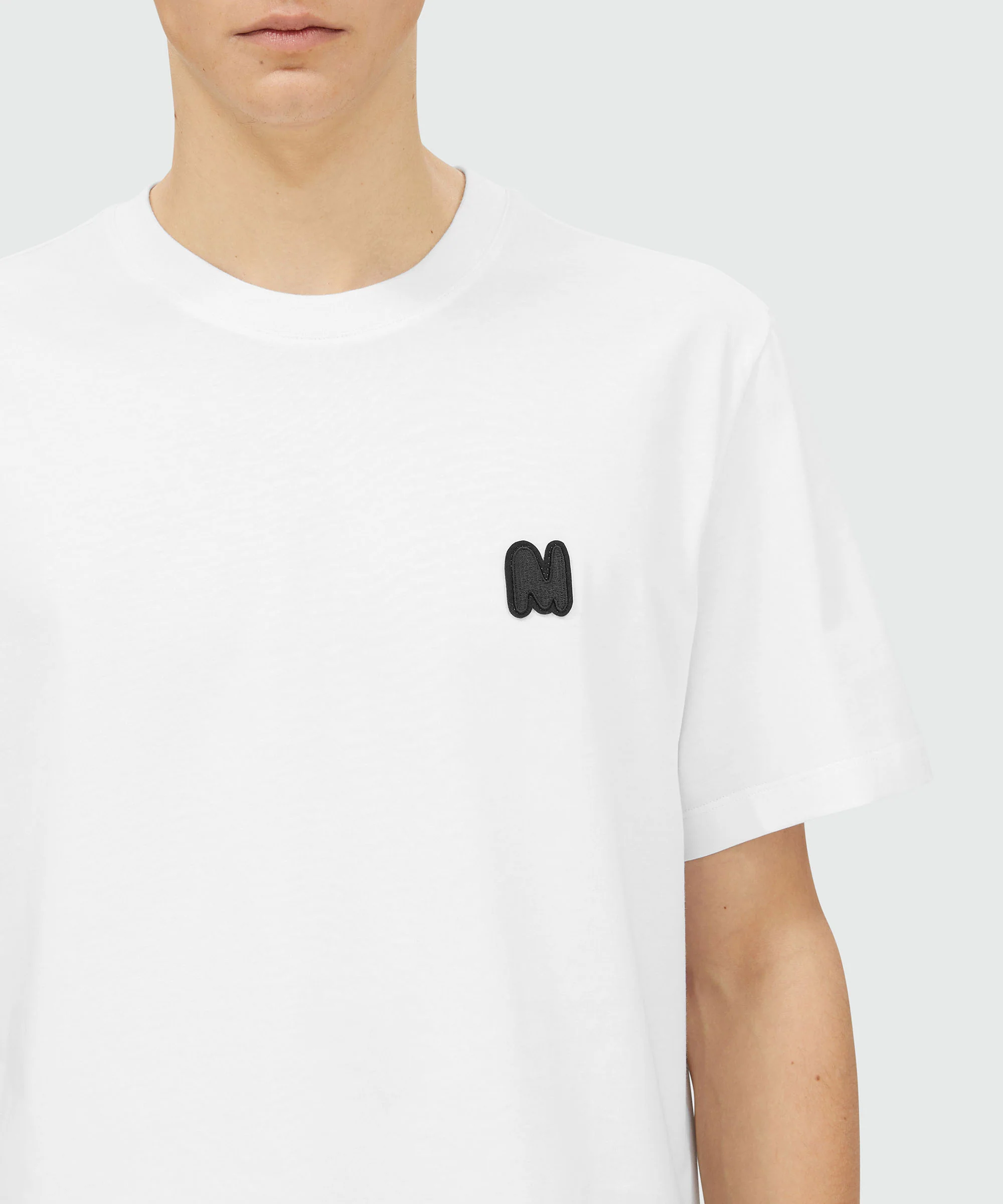 Jersey cotton T-shirt with "TheMwave"  patch - Image 5