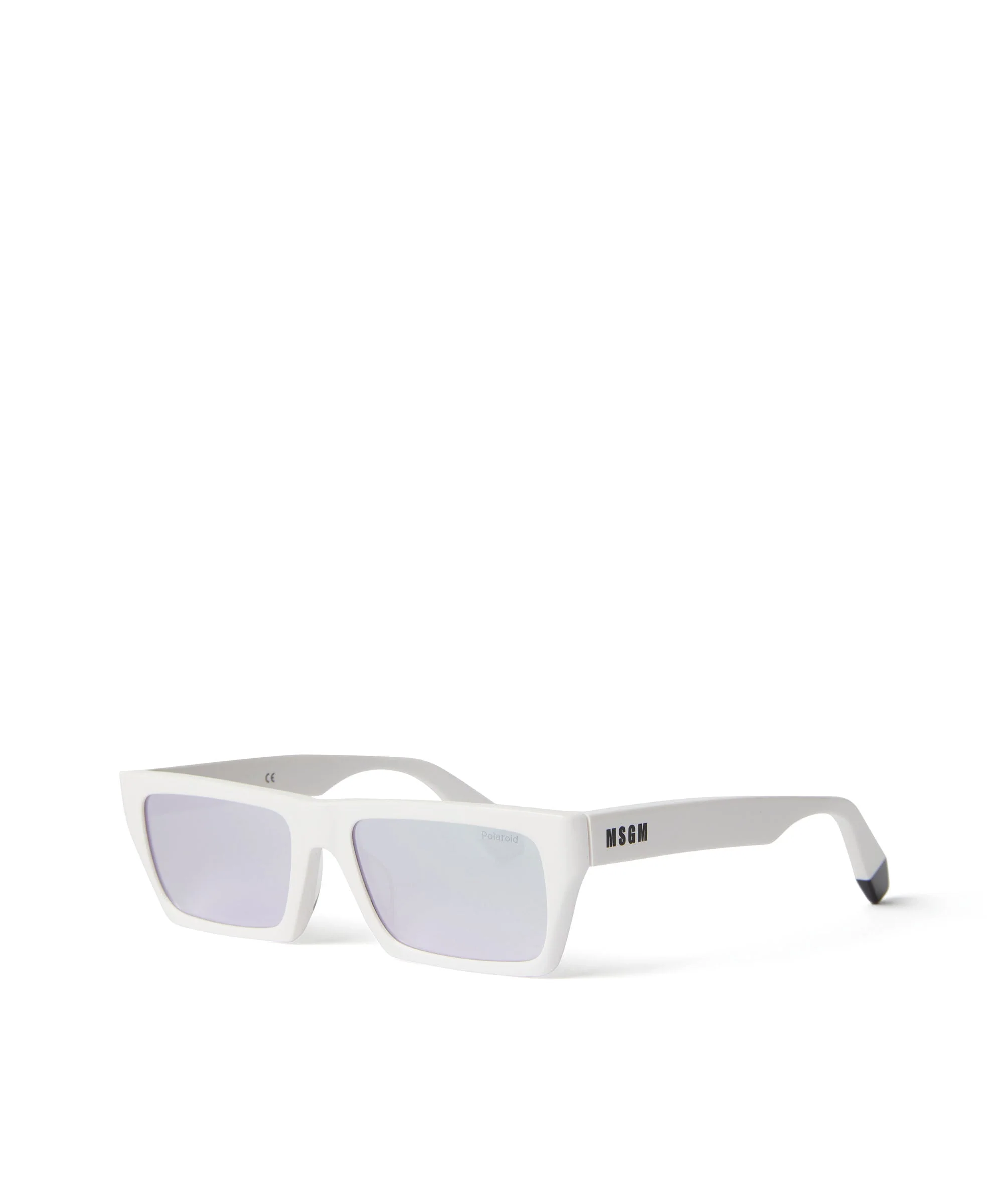 Mirrored sunglasses in Polaroid acetate for MSGM - Image 3