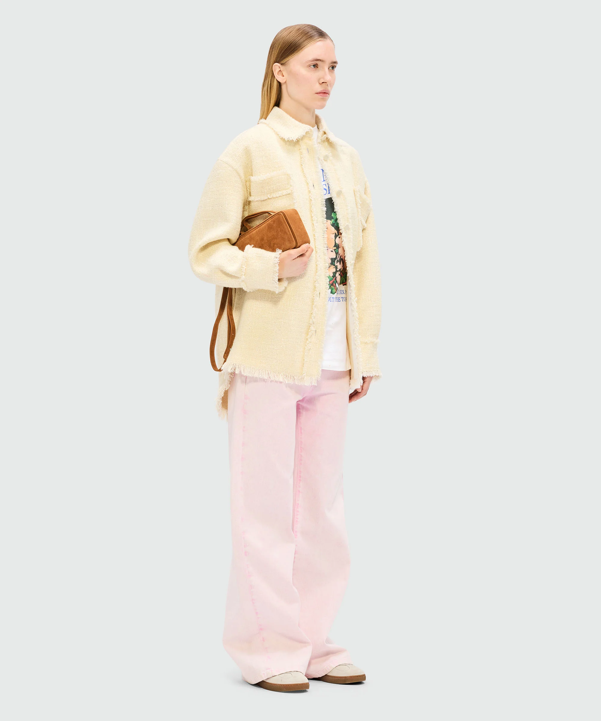 Pink bull denim trousers - Image 4